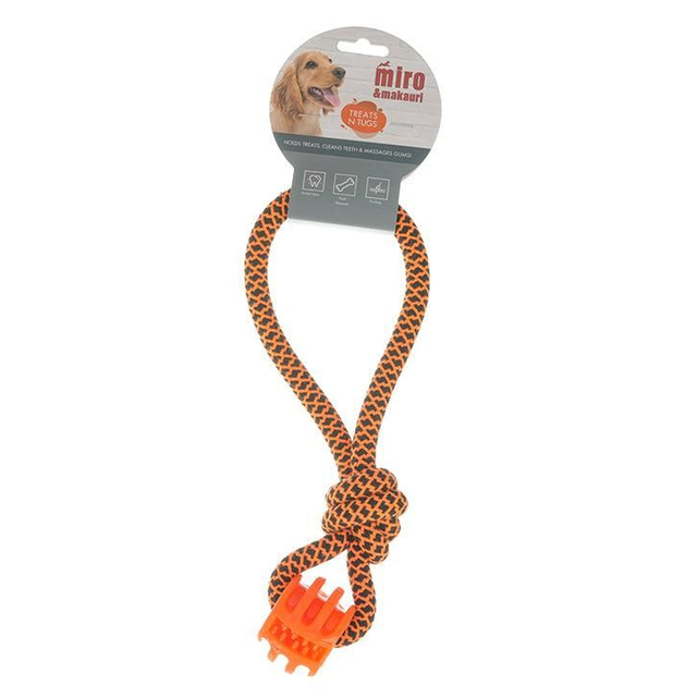 Treats &amp; Tug Dog Toy