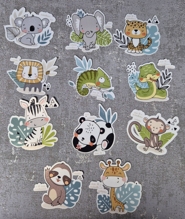 Jungle Animals stickers