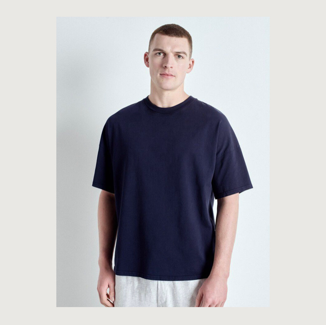 American Vintage T-Shirt Fizvalley Navy Vintage