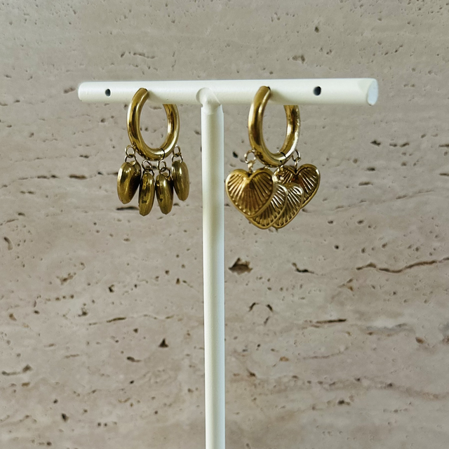Oorbellen hartjes 