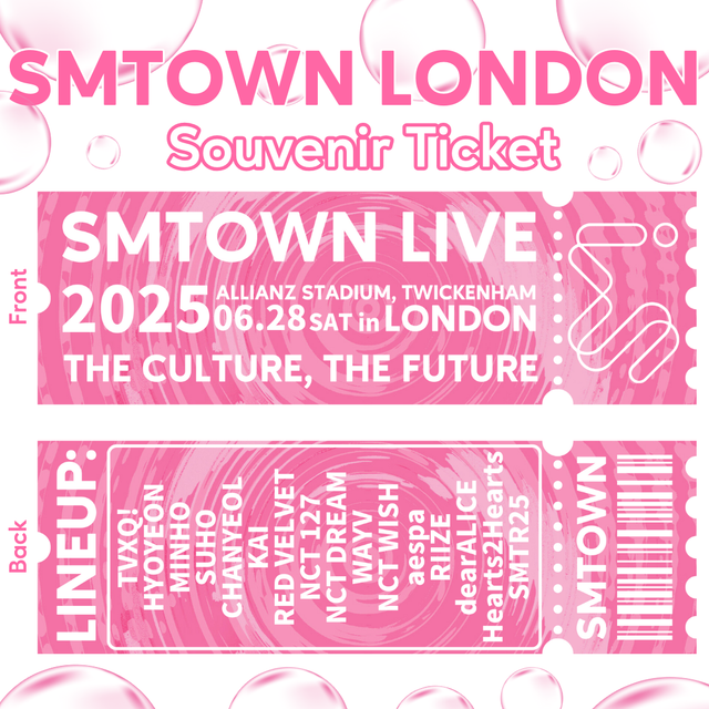 SMtown Souvenir Ticket