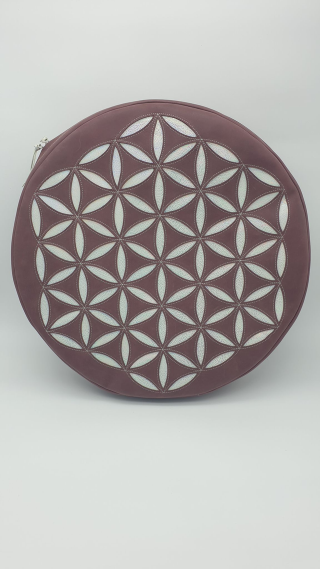 housse en cuir pour tambour 47 cm