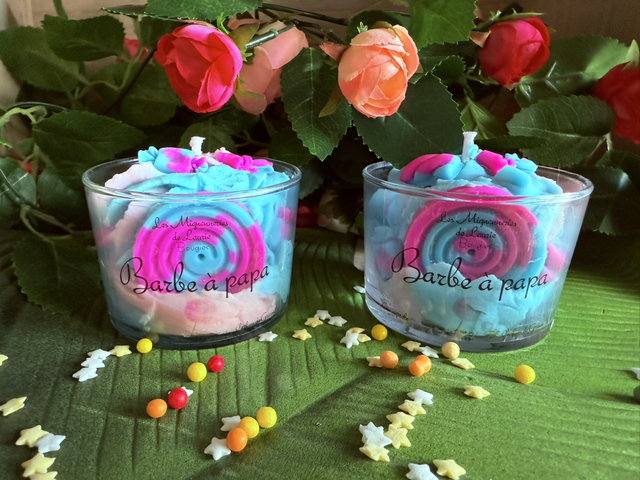 Bougie Barbe à papa