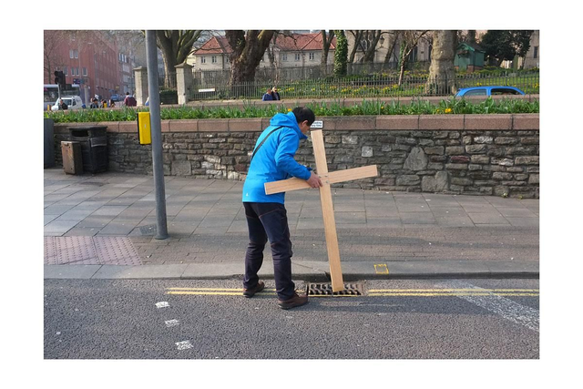 15 by 10 inch print. Cross, Bristol.