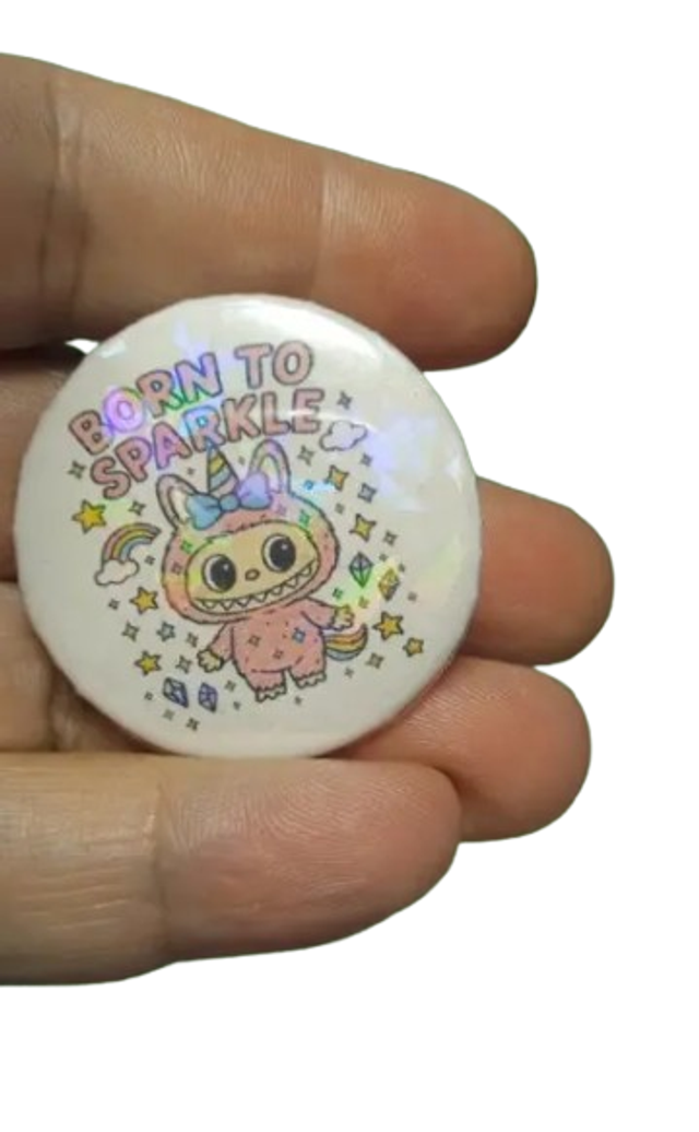 Labubu Badge – Badges Fantaisie Artisanaux