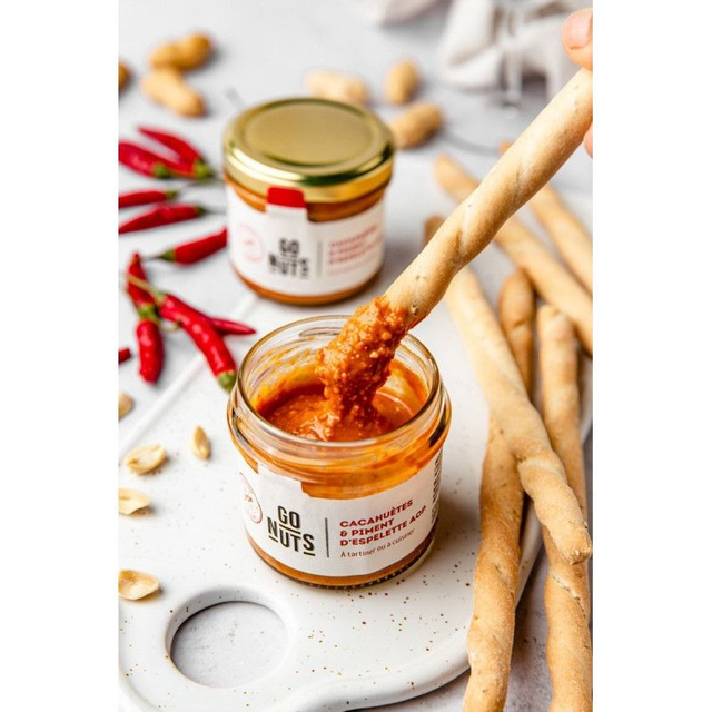Tartinable Cacahuètes Piment d’Espelette A.O.P. Bio - 100g