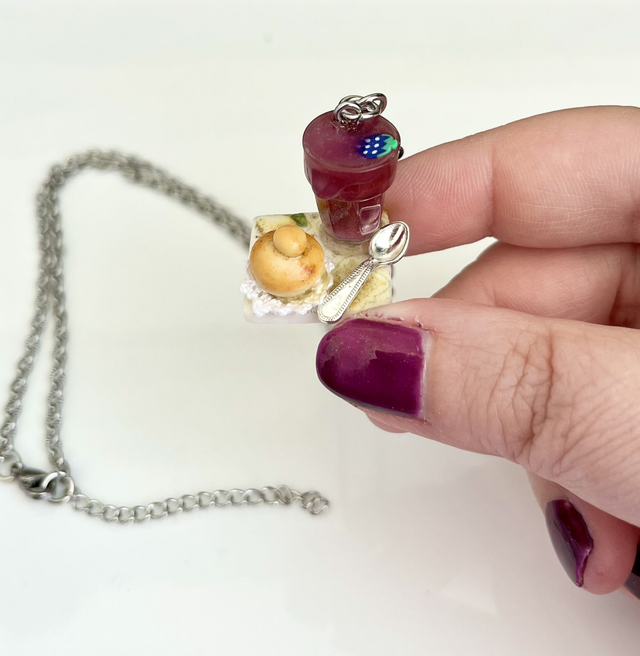 Collana Granita ai Gelsi e Brioche con il tuppo 