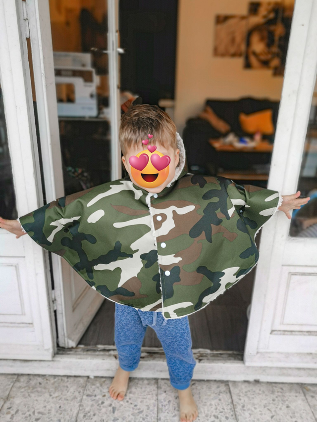 Poncho de pluie Homer - le militaire