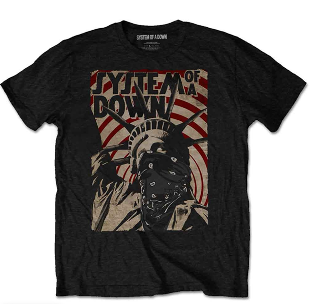 System Of A Down Unisex T-Shirt: Liberty Bandit (Black)