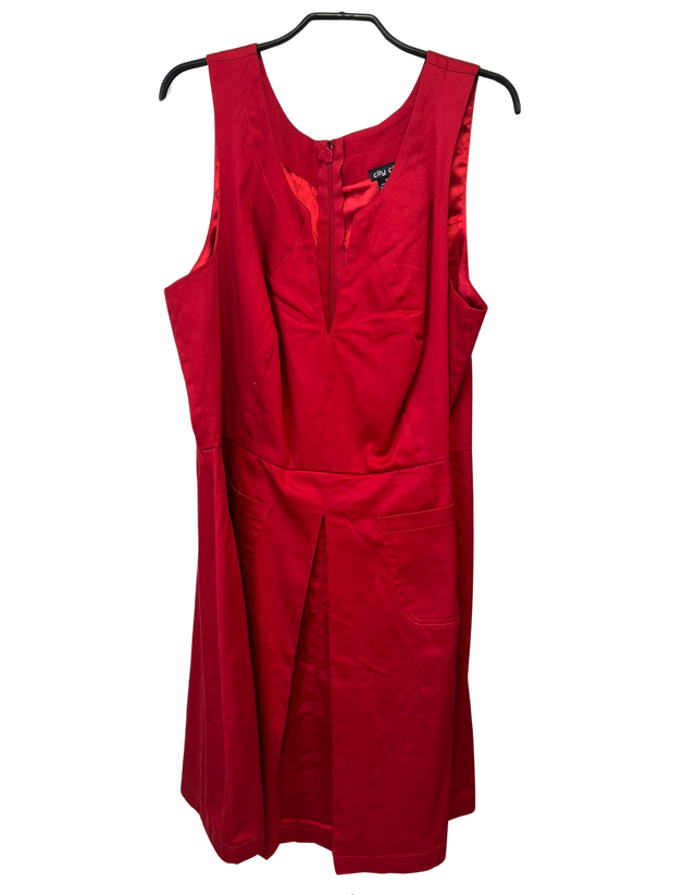 City Chic Dress in Red