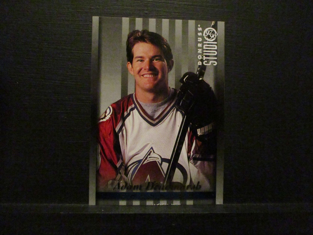 Adam Deadmarsh - NFL 1997 Donruss Studio Ice Hockey Original Trading Card #70