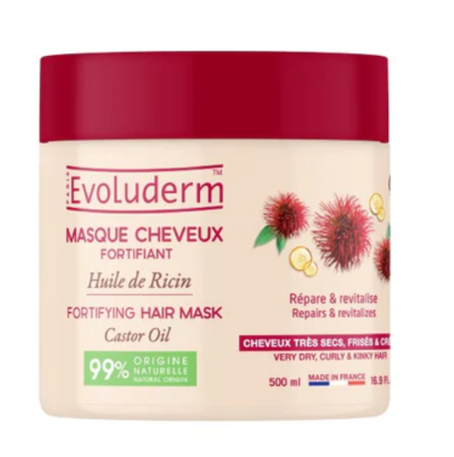 Masque Cheveux Fortifiant Huile de Ricin