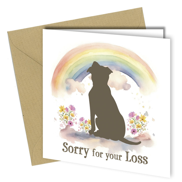 #356 Sorry For Your Loss | Dog Bereavement Card