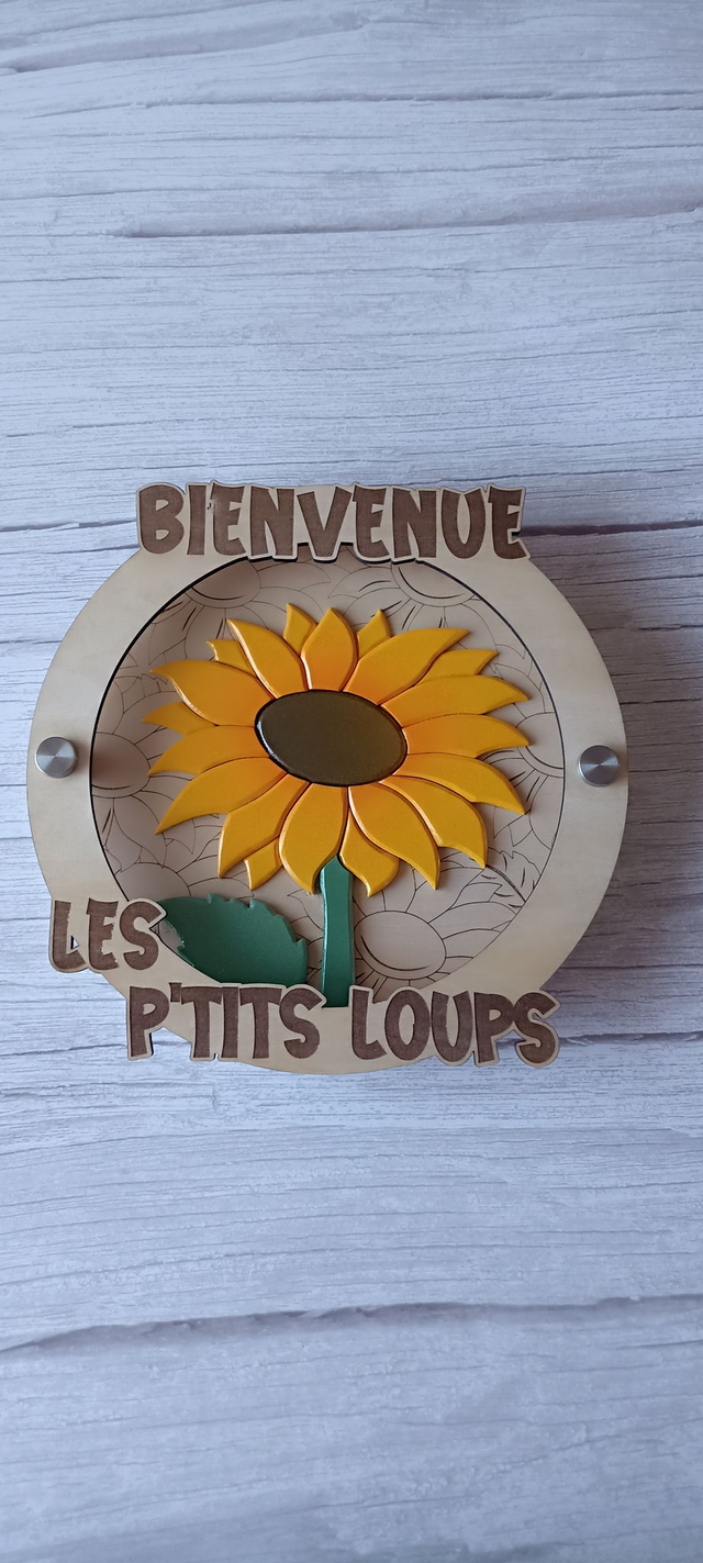 MESSAGE CRÉACTIF - Kit -TOURNESOL