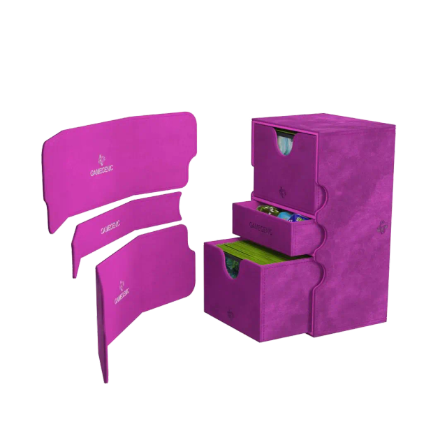 Gamegenic Stronghold 200+ XL Purple Deck Box