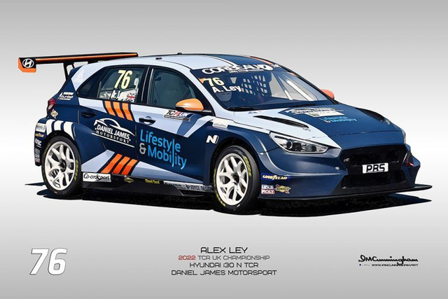 C220810 Hyundai i30N TCRUK22 Daniel James Motorsport #76 Alex LEY OLPK