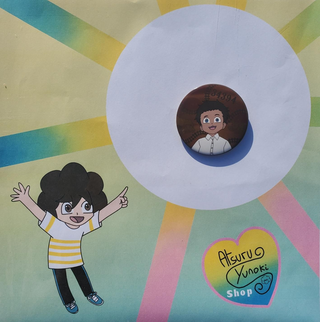 Phil / Rainbow Badges / Serie 6 / The Promised Neverland / (Design by Atsuru_Yunoki (me) )