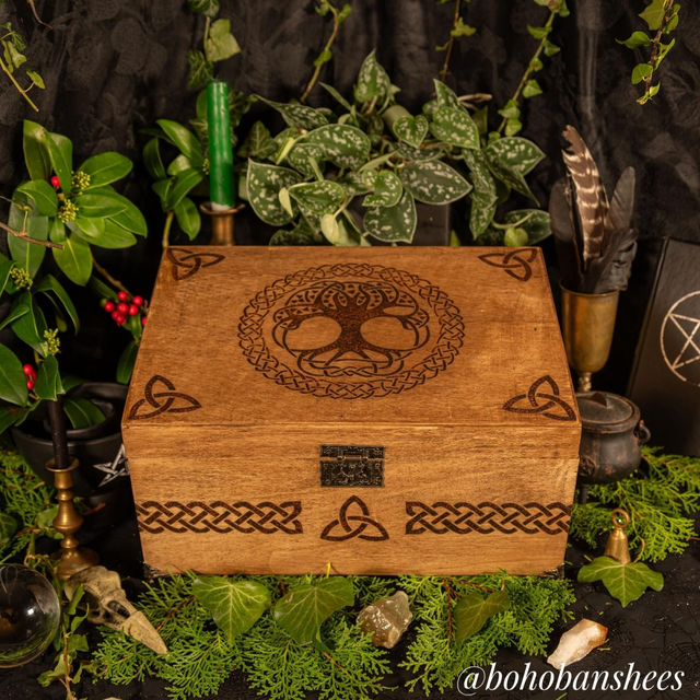 XL Tree of Life Wooden Box