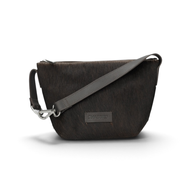 Shabbies Amsterdam Esra Crossbody  Pony Dark Brown 