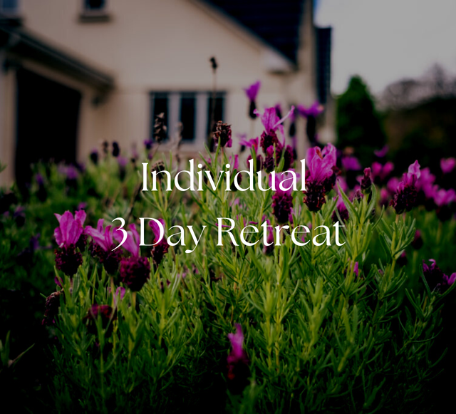 Individual 3 Day Retreat.