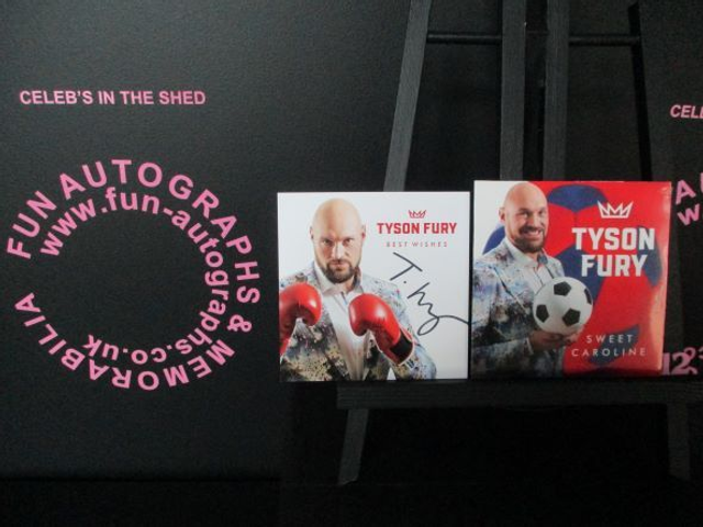 Tyson Fury - 'Sweet Caroline' Single + Authentic Autographed Single Insert Card (12)