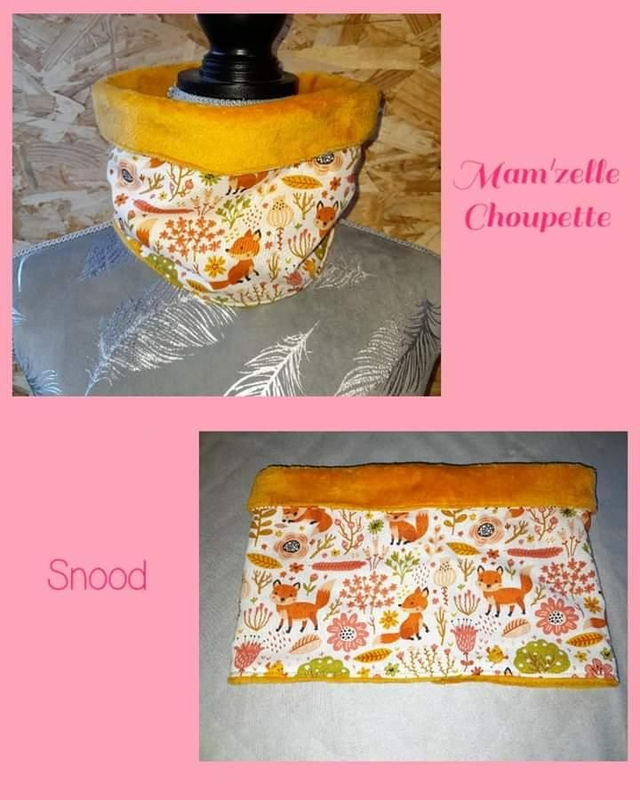 Snood renards 5-7 ans