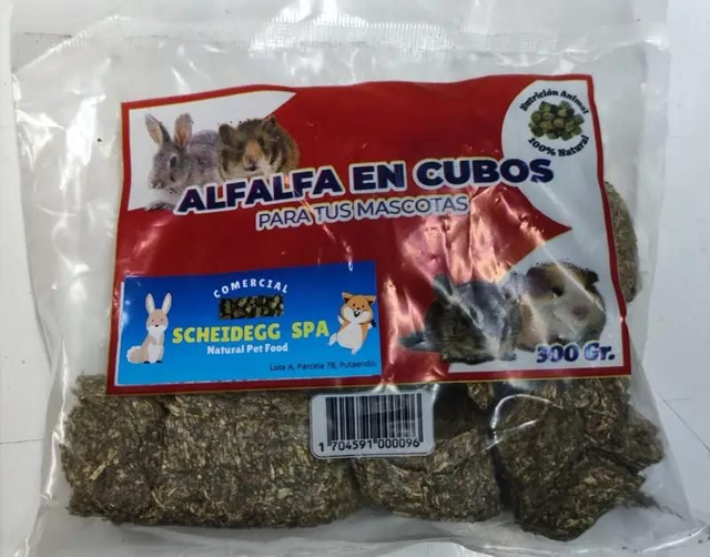 ALIMENTO CUBO ALFALFA 300GR