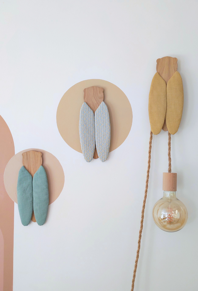 Suspension Chantal la cigale - divers coloris