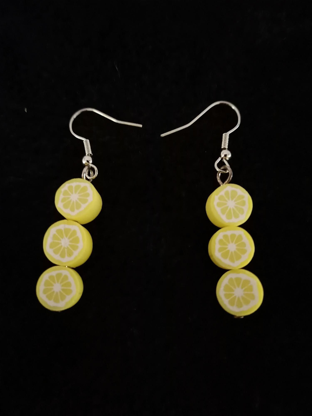 Boucles d'oreilles citron 🍋‍🟩