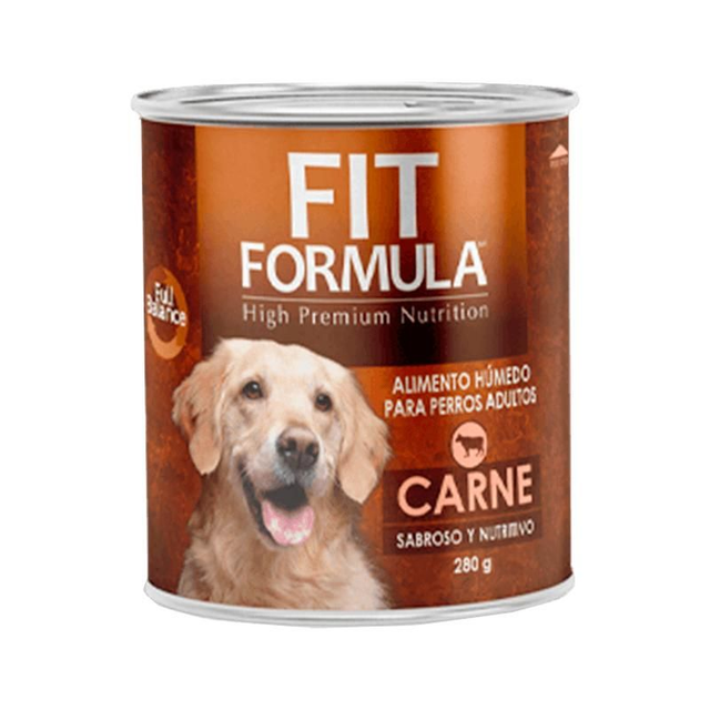 Fit Lata Perro Carne 280g