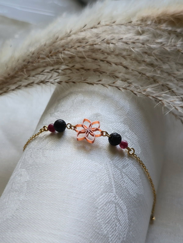 Bracelet "Les Écloses" - Rose gold