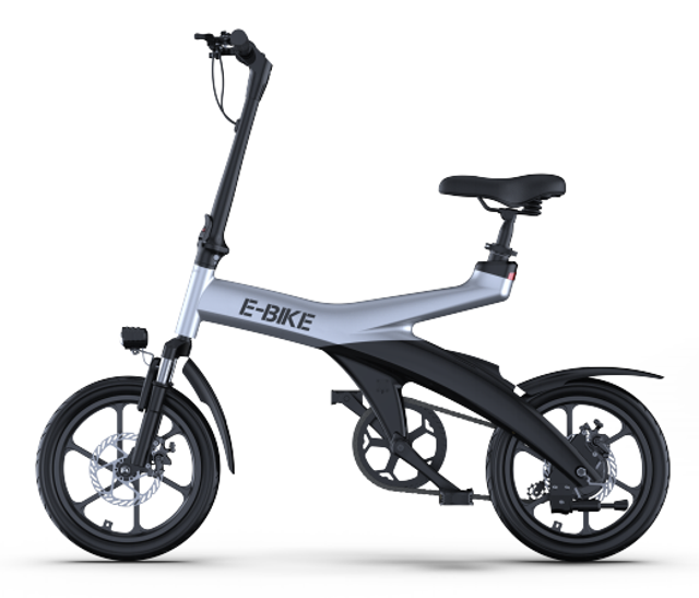 35 km/t foldbar 350W el-cykel, 3t/6Ah/35km batteri