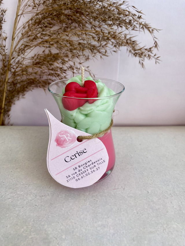 Bougie gourmande « Cerise »