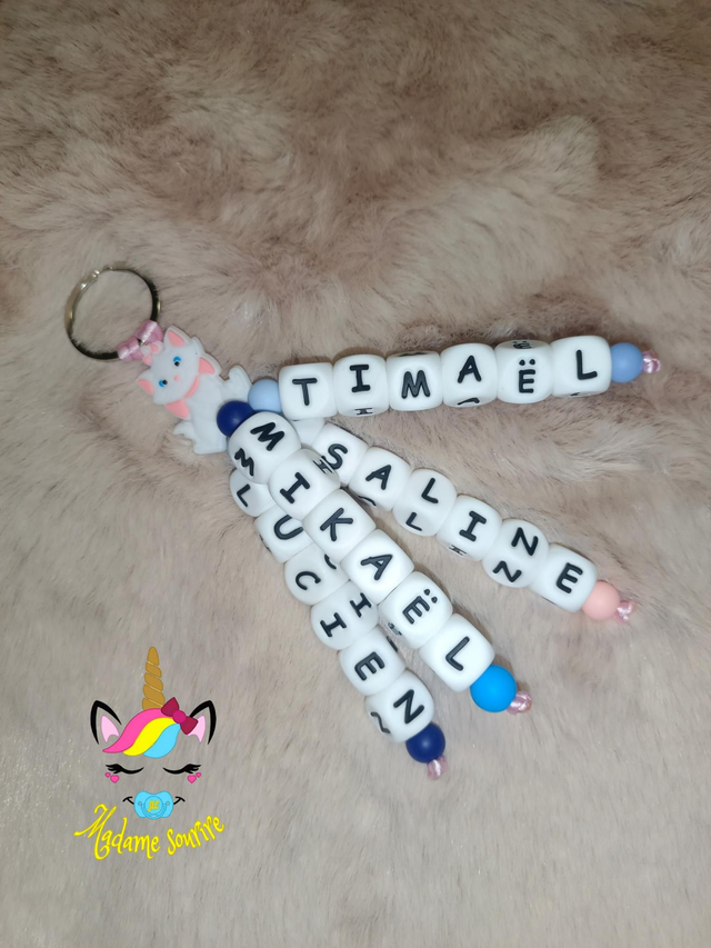 Porte clés 4 branches liées Mar