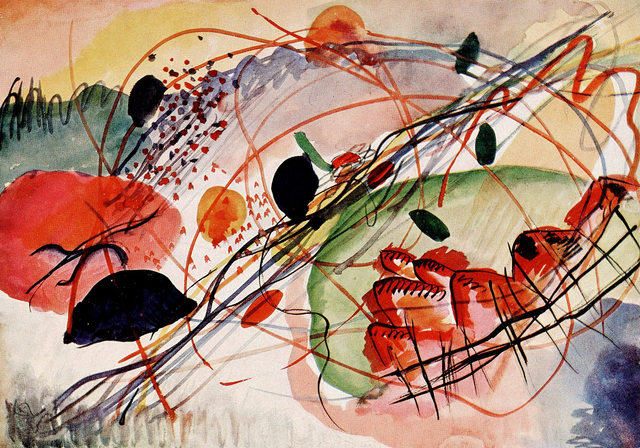 Aquarell Print by Wassily Kandinsky