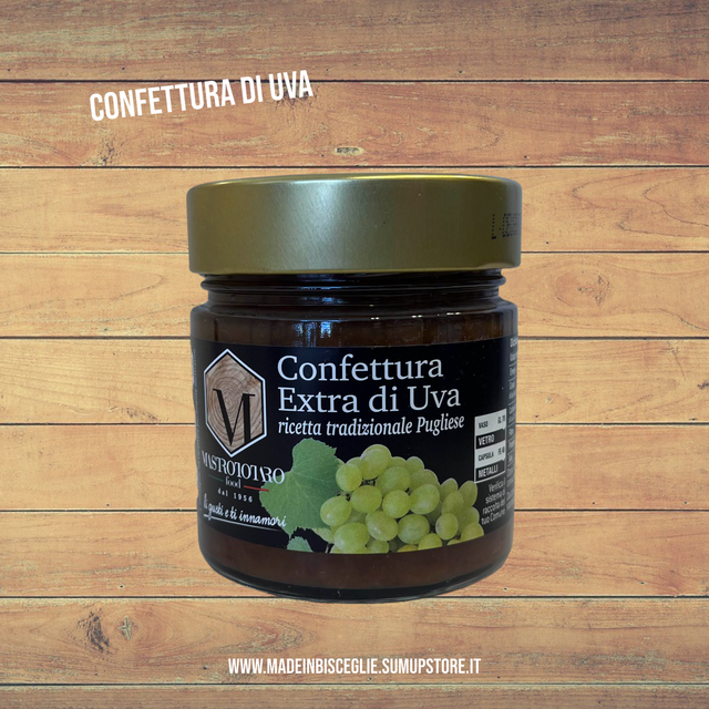 Confettura extra di uva - 250gr - Mastrototaro Food