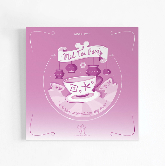 Illustration Attractions Légendaires | 09 Mad Tea Party