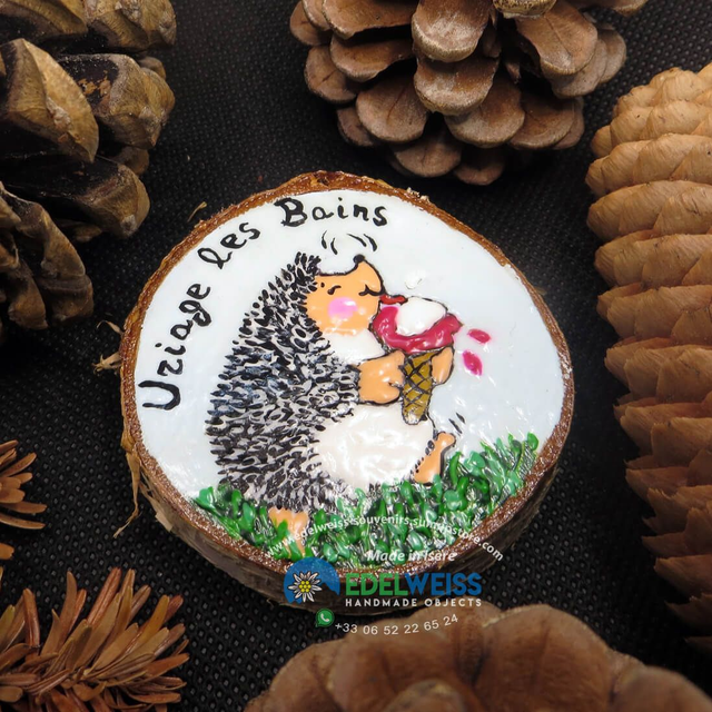 Uriage les Bains - hérisson glace