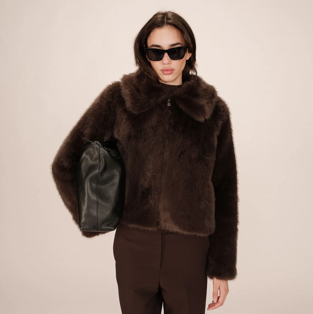 Veste fausse fourrure Grace&Mila