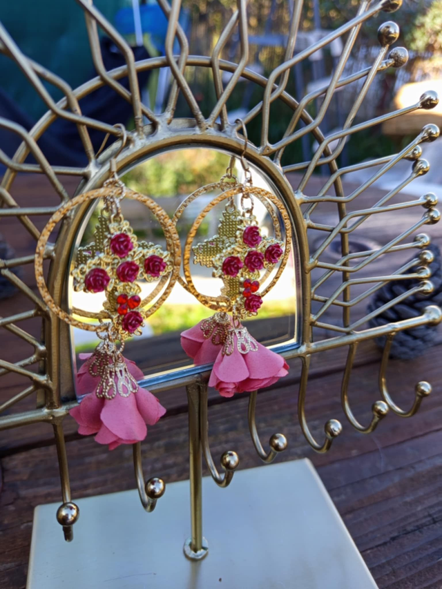 Boucles d'oreilles lustre Lalima