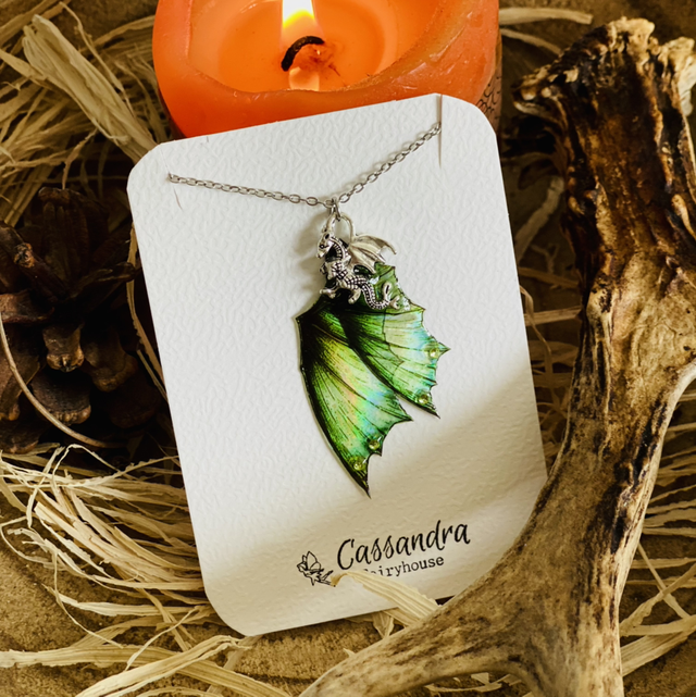 Collier - feu follet 