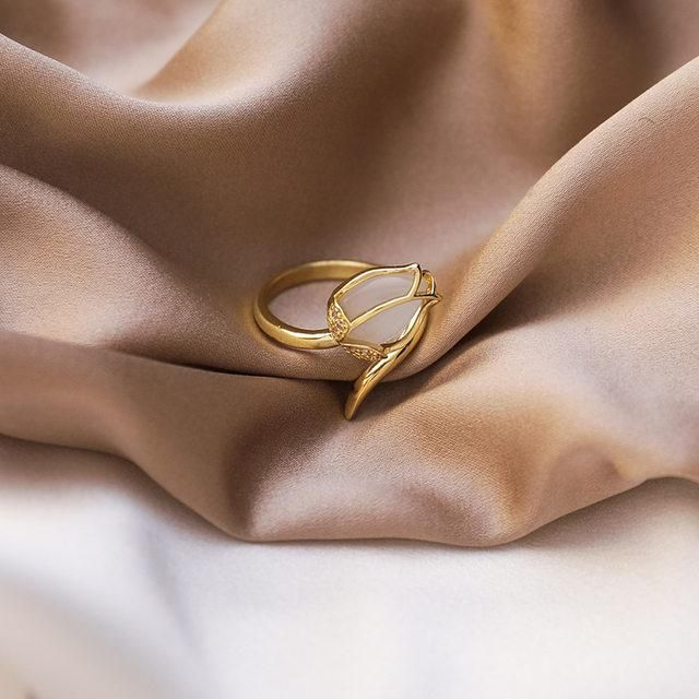 Bague Éléa — Tulipe de Lune

