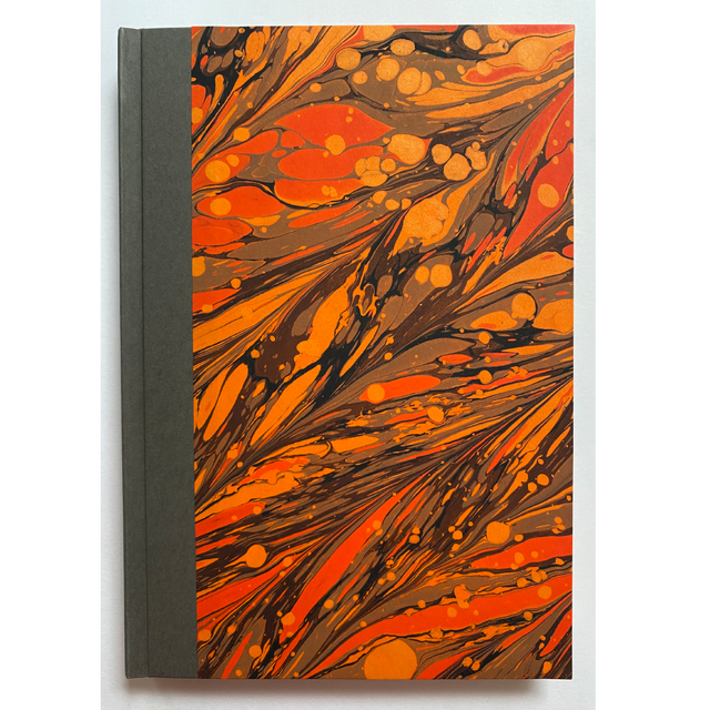 Hardbound Notebook, Autumn Feather