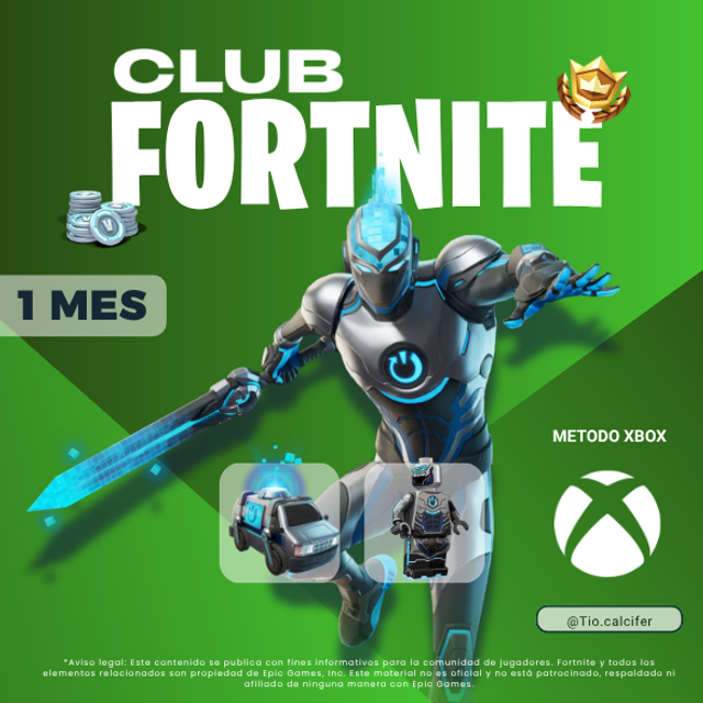 Club Fortnite Xbox 1 mes