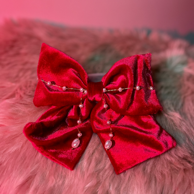 Noeud « Poincettia Givré »