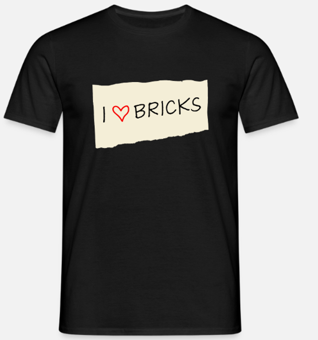 I Love Bricks - Premium T-Shirt Kinder
