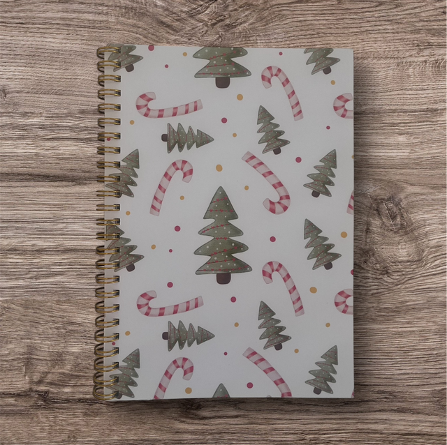 Candy Cane Lane - A5 Notebook