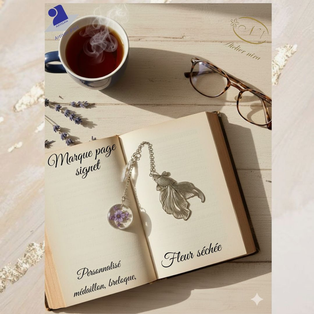 Marque-Page Bijou : L'Élégance au Fil de vos Lectures
