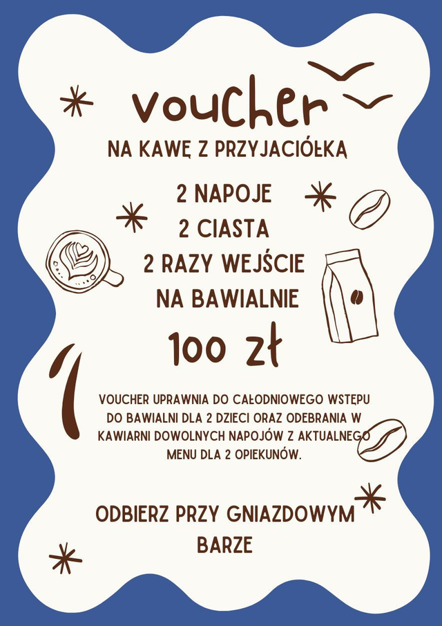 Voucher na kawę z przyjaciółką