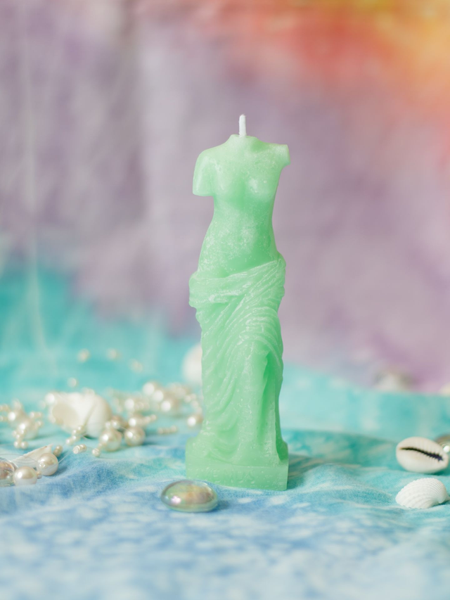 Bougie Vénus ❧ Pistache